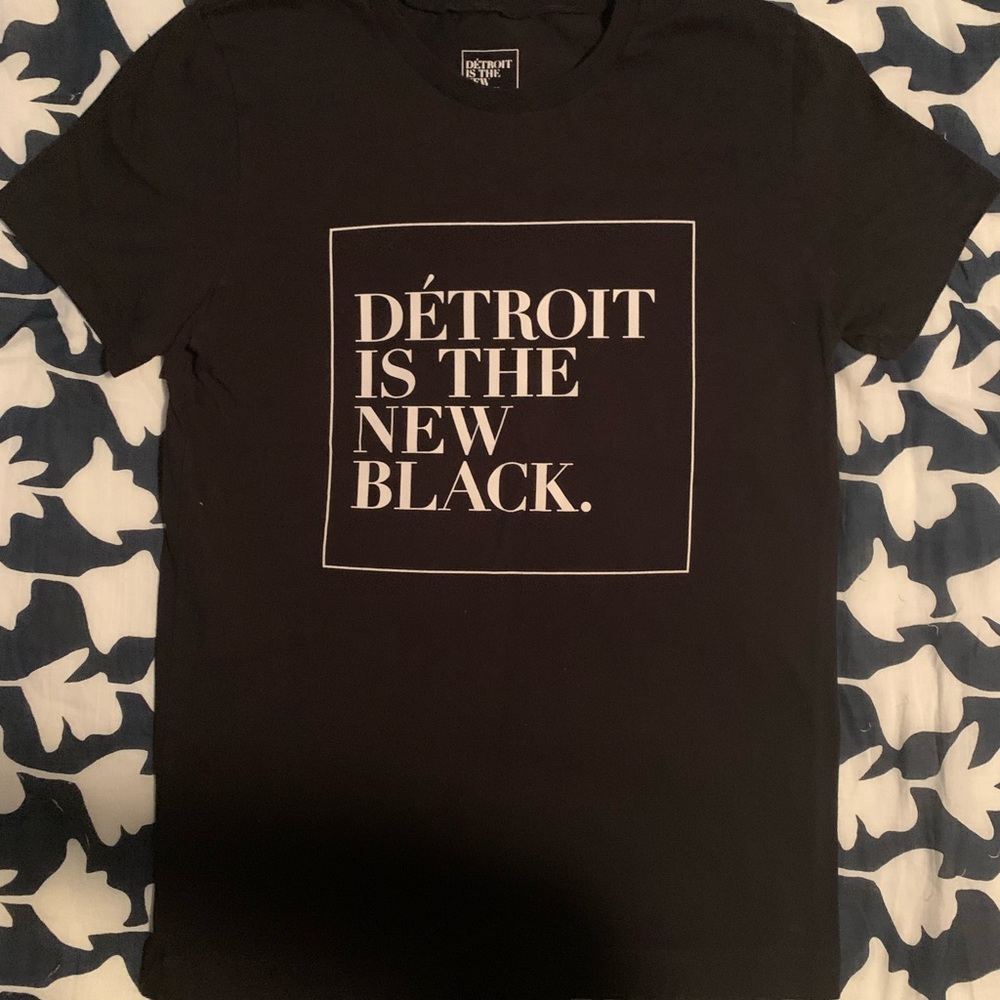 Detroit Is The New Black women’s T-shirt, Size Small